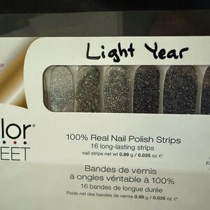 Color Street Light Year Glitter Nails - Silver and Gray